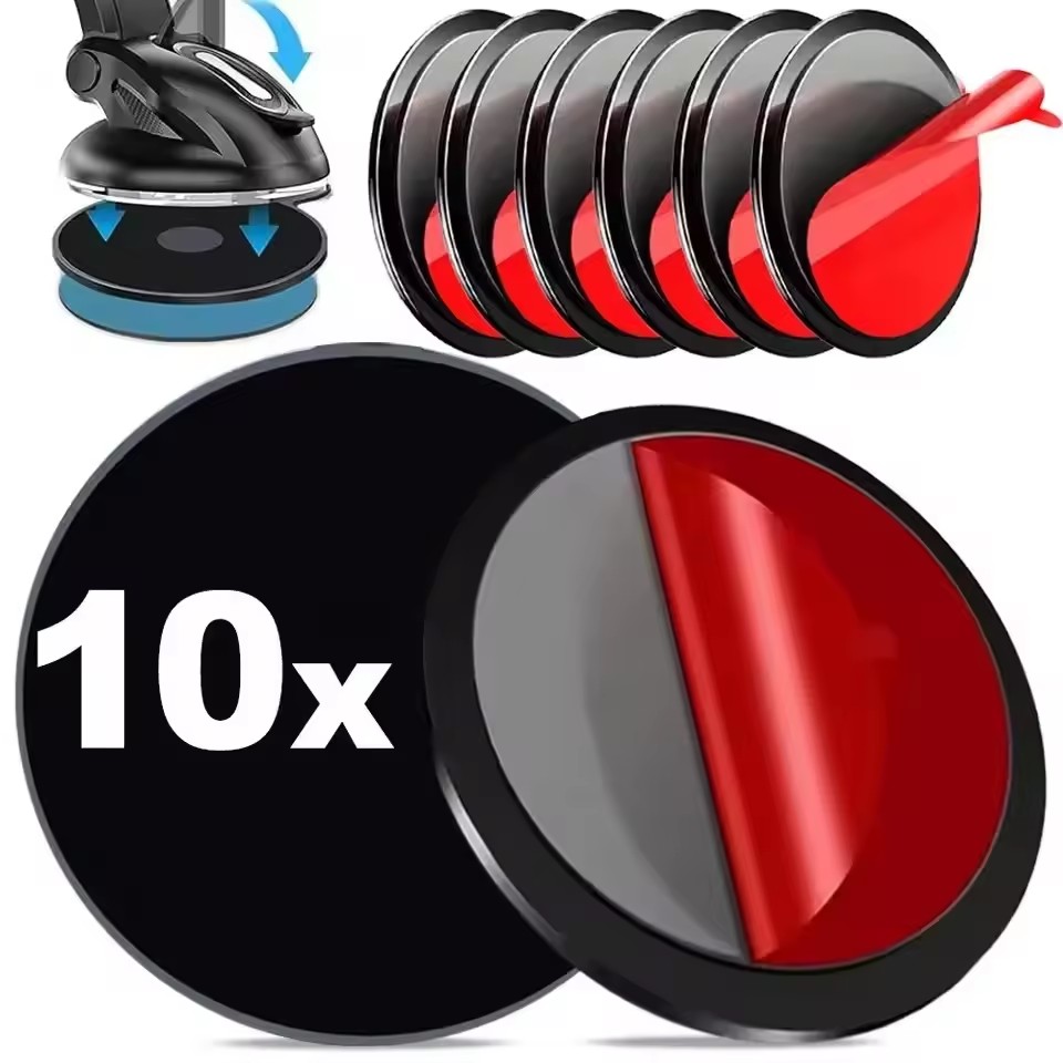 Phone Accessories Holder Car - Support de téléphone portable, disque adhésif,