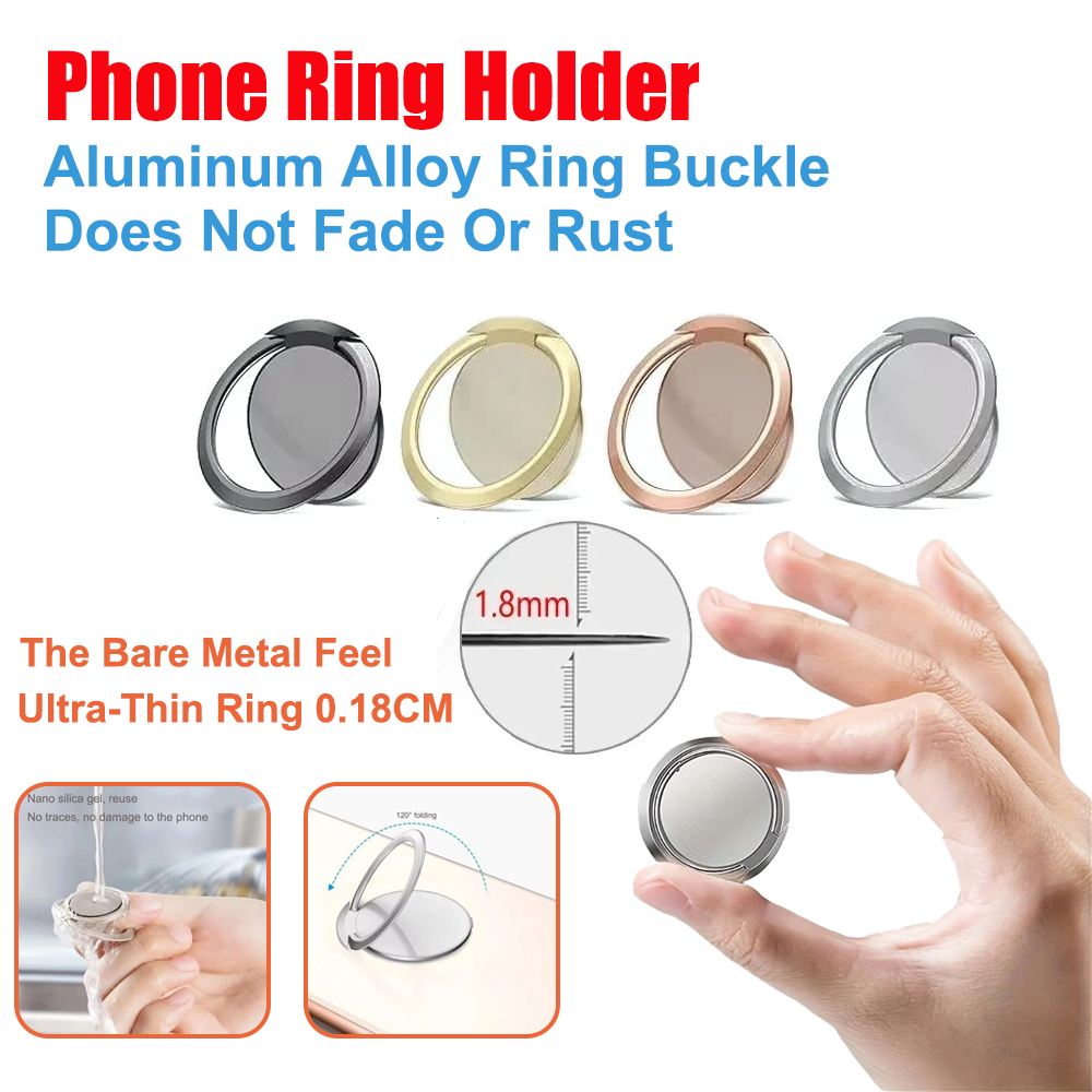 Phone Accessories Holder Car - Support de support d'anneau en métal