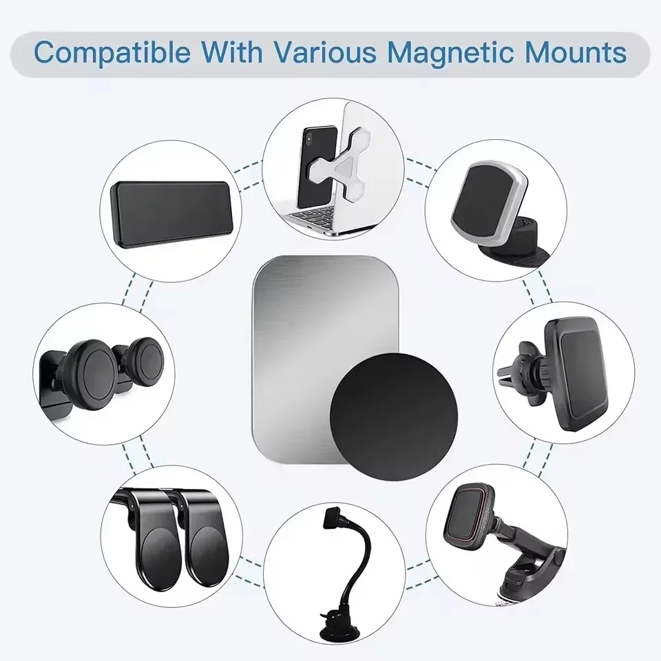 5/10 pièces Plaques Métallique - Phone Accessories Holder Car avis et prix